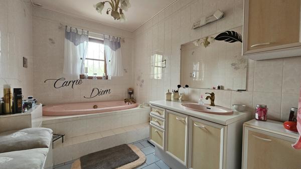 Eymet (24500) Maison de 185 m² sur un terrain de 1h8 avec piscine couverte, garage et étang.