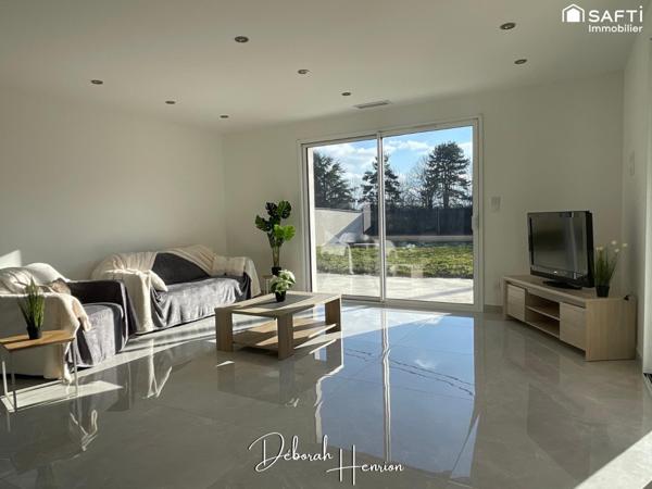 Plain-pied contemporain pensé avec goût 145 m² – 4 chambres – DPE A