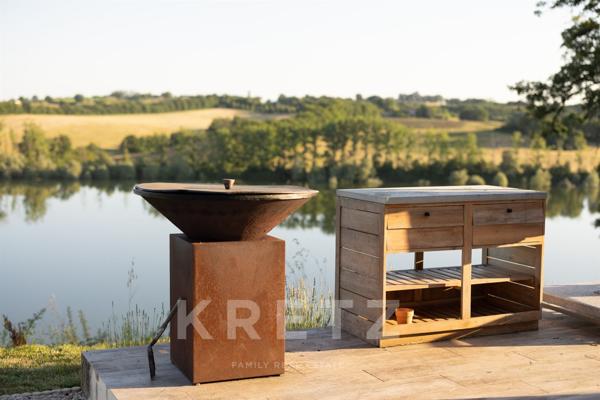 Propriété exceptionnelle 9 pièces et 22 hectares en bord de lac - Gers