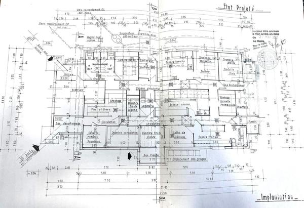 Local d’activité à vendre 385 m² Châteaubourg