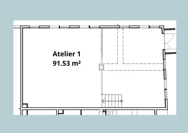Local commercial 1 pièce 91.53 m2