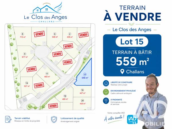 Terrain à vendre 559 m² Challans