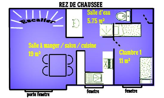 CHAURAY - 3 pièce(s) - 53 m2, Chauray 79180