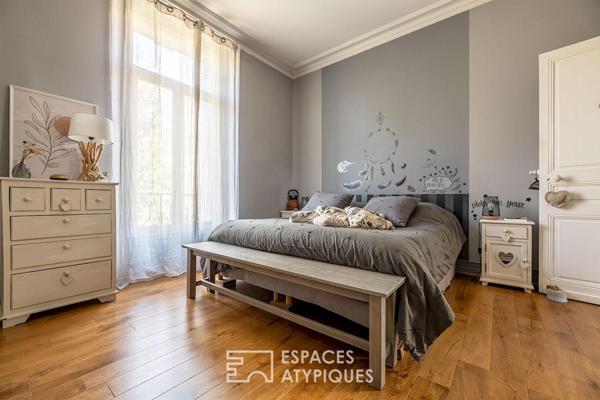 Maison de ville rénovée avec son jardin plein sud