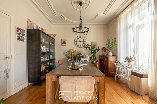 Maison de ville rénovée avec son jardin plein sud