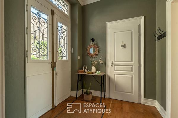 Maison de ville rénovée avec son jardin plein sud