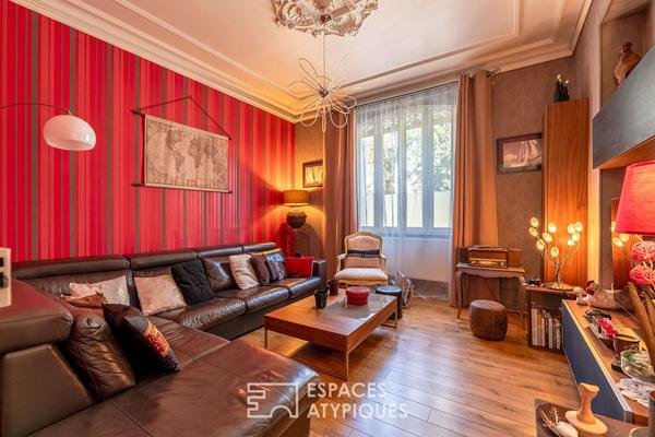 Maison de ville rénovée avec son jardin plein sud