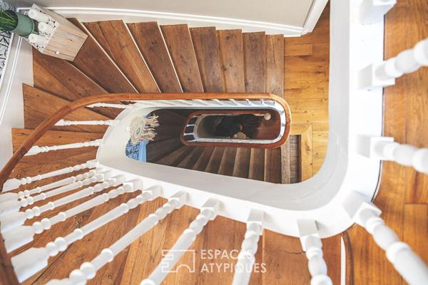 Maison de ville rénovée avec son jardin plein sud