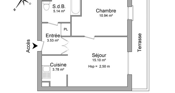 Location Appartement 2 pièces 38.49 m² - Chanteloup-les-vignes 78570
