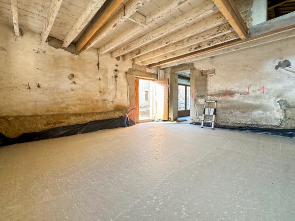 Sainte-Euphémie (01600) Plateau Duplex avec Jardin à Aménager - Hyper Centre Village