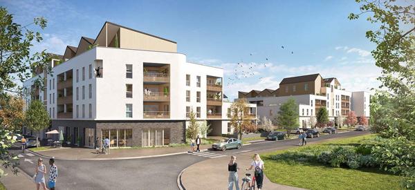 Appartement T3 Neuf Avrillé 59,74m² DISPONIBLE DE SUITE
