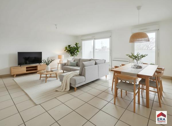 Appartement - 104 m² - 4 Chambres - Balcons - Parking privatif - Proche métro
