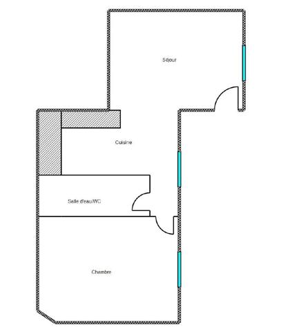 Deux maisons indépendantes 2 et 3 pièces sur 495 m² à Mougins