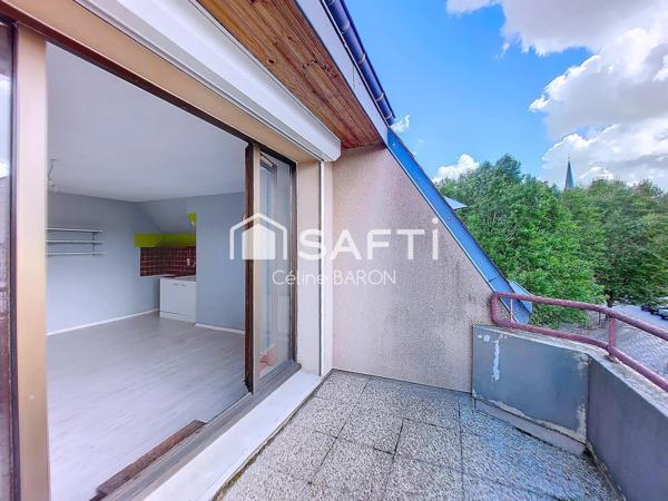 Plein centre, T2 avec terrasse et garage