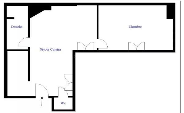 Location Appartement 2 pièces 40 m2 à Paris 15