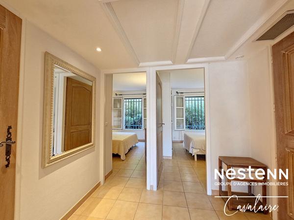 Appartement La Croix Valmer 3 pièce(s) rez-de-jardin avec cave et stationnement