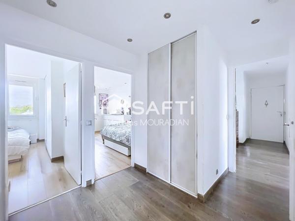 Appartement T3 lumineux, balcon vue dégagée au calme