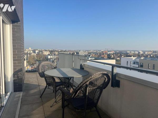 CAEN RIVE DROITE - Appartement 3 ch - Terrasse 30 m2