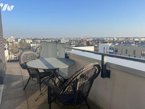 CAEN RIVE DROITE - Appartement 3 ch - Terrasse 30 m2