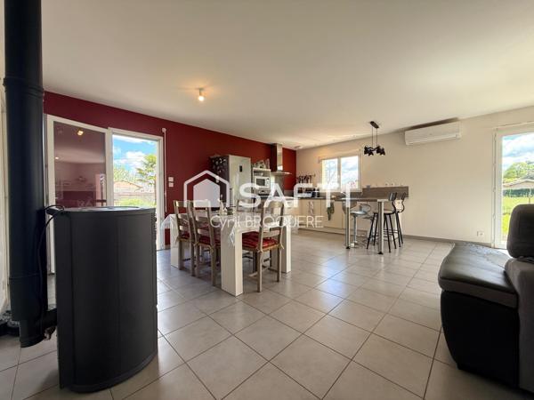 Maison 110m2, parcelle de 2000m2