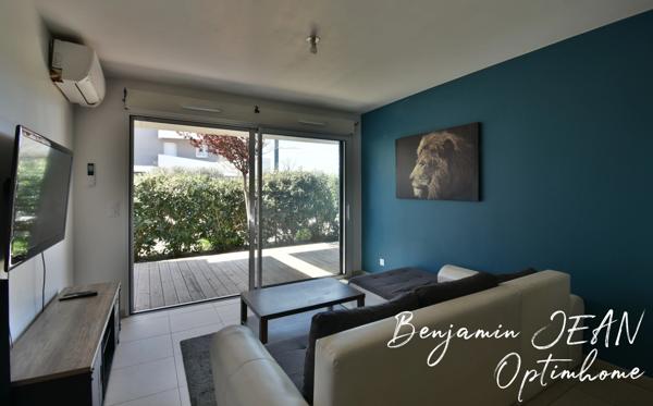 À vendre – Appartement récent 2 pièces en rez-de-chaussée avec terrasse et jardinet