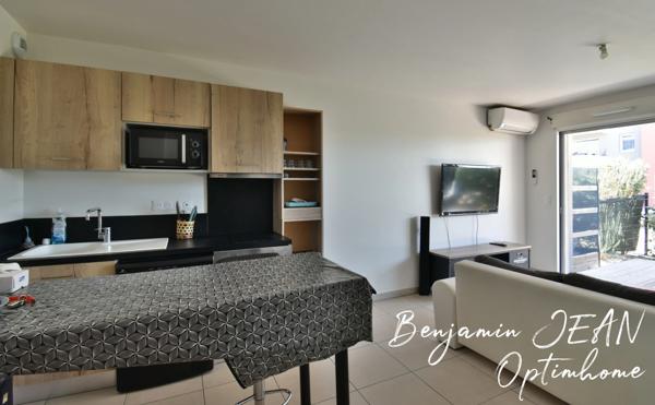 À vendre – Appartement récent 2 pièces en rez-de-chaussée avec terrasse et jardinet