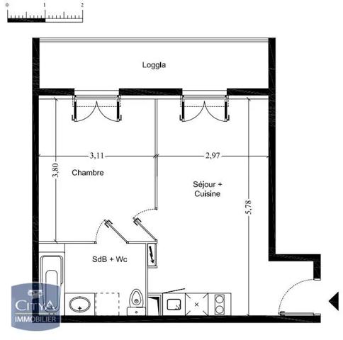 Appartement à vendre 2 pièces 37m²