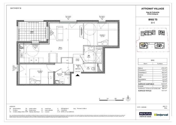 ORIGAMI Programme neuf Attignat centre village