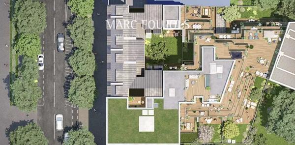 Pont de Neuilly – neuf- 5 pièces avec terrasse et box double