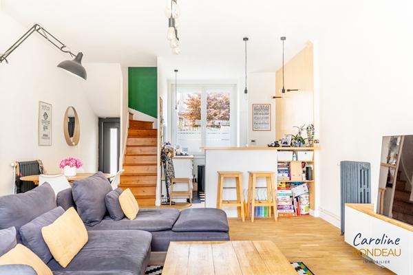 A vendre Maison Nantes St Pasquier 3 chambres, jardin et garage