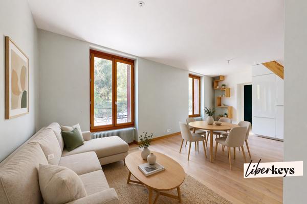 Duplex esprit maison, plein de charme