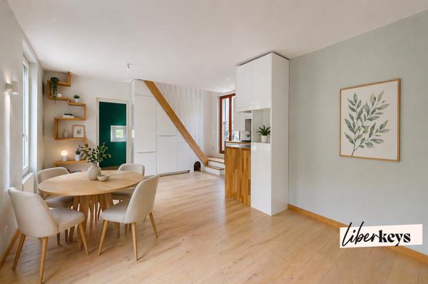 Duplex esprit maison, plein de charme
