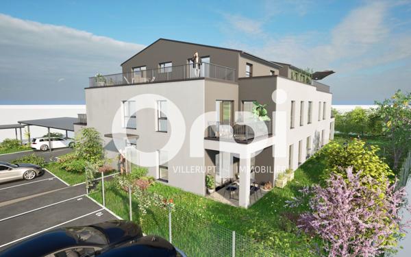 Appartement à vendre    2 pièces • 45,62 m2 Hussigny-Godbrange