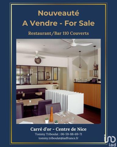 Restaurant à vendre 95 m² Nice