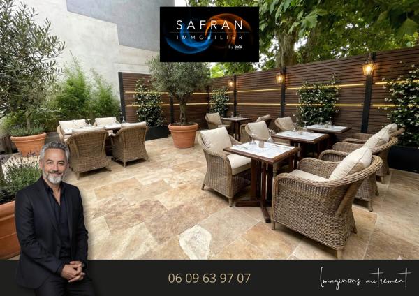 MURS COMMERCIAUX – RESTAURATION AVEC TERRASSE – POTENTIEL D’ÉVOLUTION