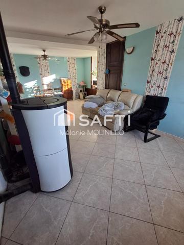 Maison 145 m² édifiée sur un terrain de 455 m² Grange,Terrain, Terrasse