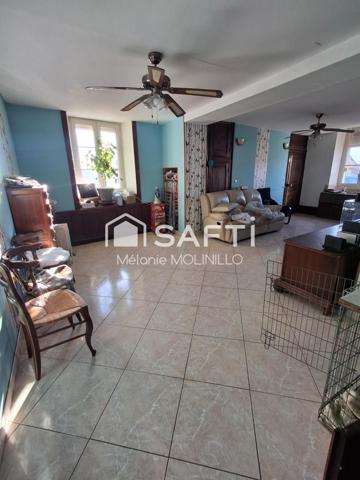 Maison 145 m² édifiée sur un terrain de 455 m² Grange,Terrain, Terrasse