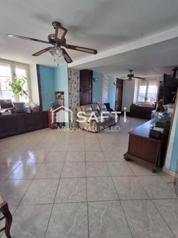 Maison 145 m² édifiée sur un terrain de 455 m² Grange,Terrain, Terrasse