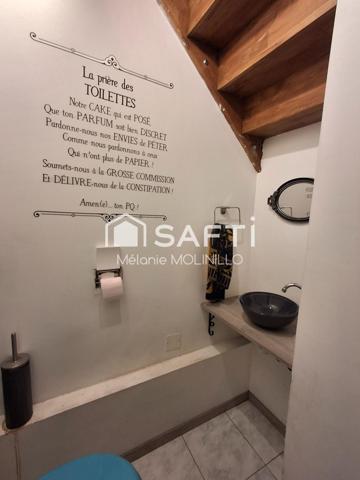 Maison 145 m² édifiée sur un terrain de 455 m² Grange,Terrain, Terrasse