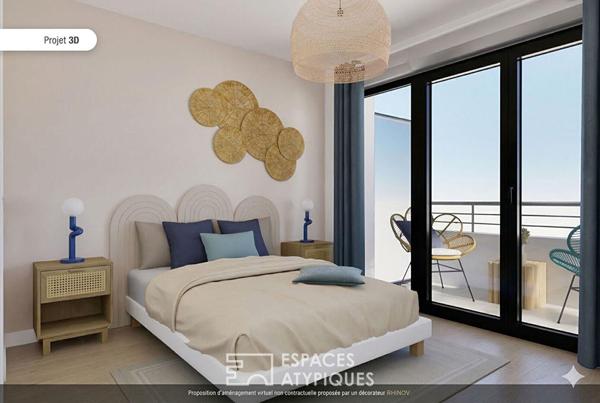 Maison neuve avec toit terrasse