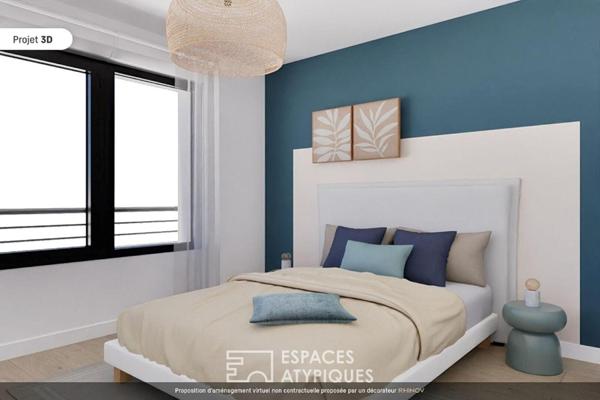 Maison neuve avec toit terrasse