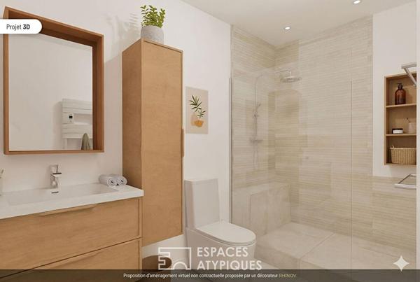 Maison neuve avec toit terrasse