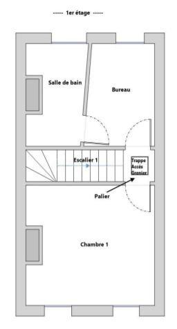 Maison de 55 m²