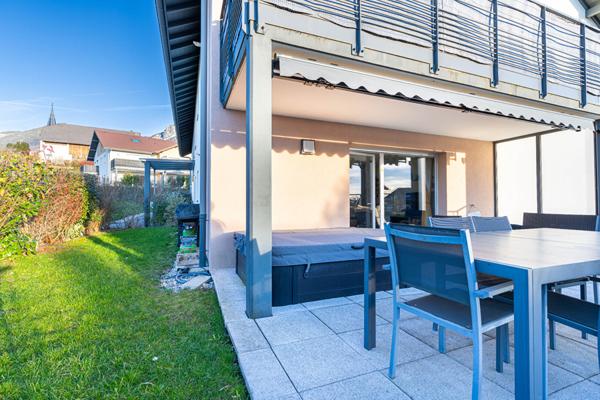 EN EXCLUSIVITE - Appartement Villaz 2 pièces 45.59 m2 - Cave - Garage - Jardin