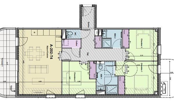 Appartement à vendre    4 pièces •  Narbonne