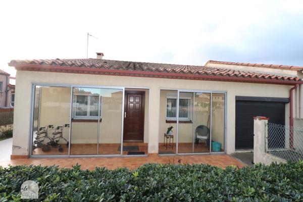 Saint-Estève (66240) Villa T3 de plain-pied de 80m² avec garage
