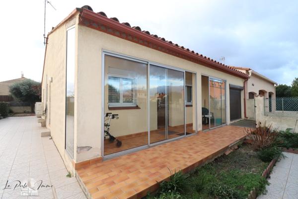 Saint-Estève (66240) Villa T3 de plain-pied de 80m² avec garage