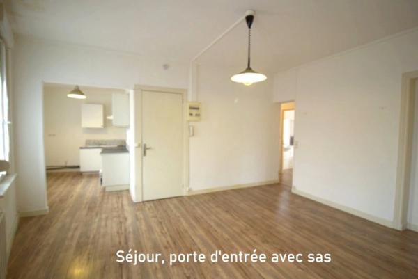 à louer à SIN LE NOBLE (59), appartement de type 2, 1 chambre , 60m²!