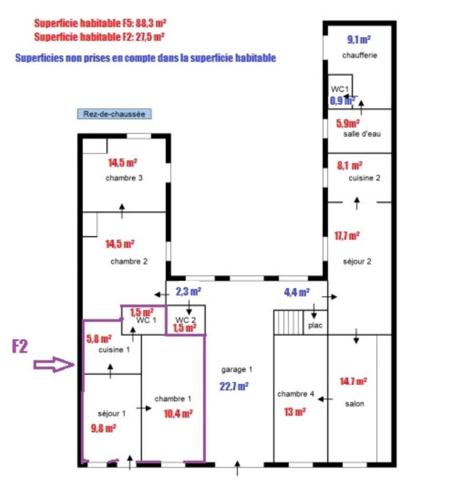 Maison à ARCIS-SUR-AUBE, 10700 - 7 pièces 116m²