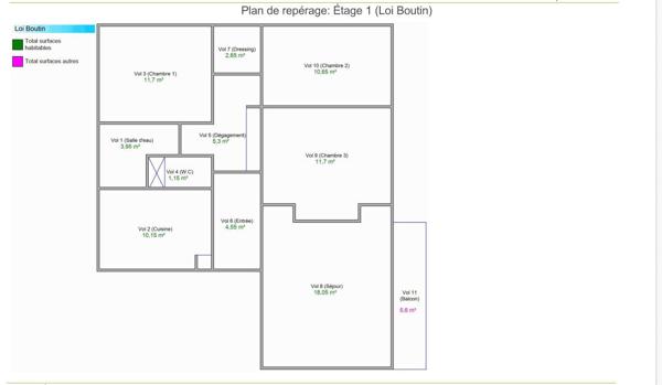 Oullins (69600) COLOCATION d une Chambre meublée sur OULLINS - Disponible mi novembre !